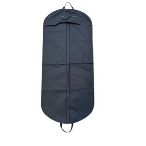 Authentic RALPH LAUREN 52" x 24" Side Zipper Garment Bag Navy Blue Gold Letters